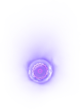 Glowing purple circle